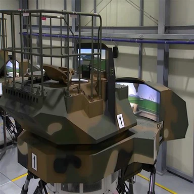 Simulator treninga v rezervoarju